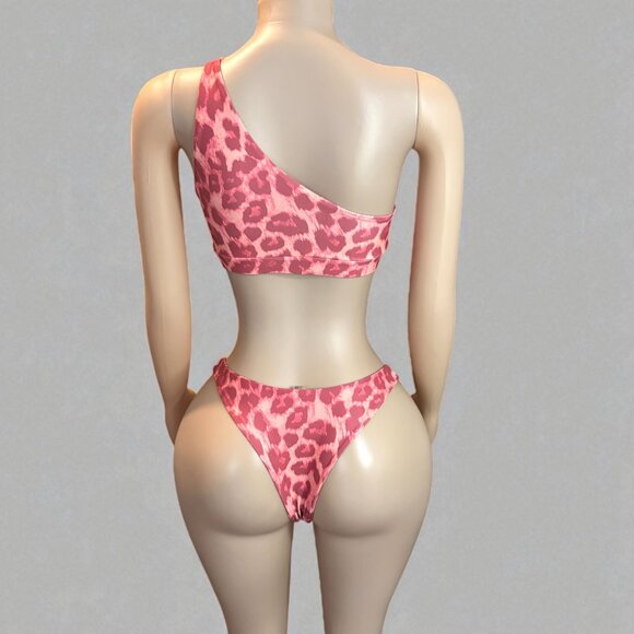 One Side Shoulder Women Bikini - Picture 3 of 10